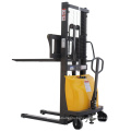 high quality electric bearing battery powered fork lift heavy duty automatic pallet stacker